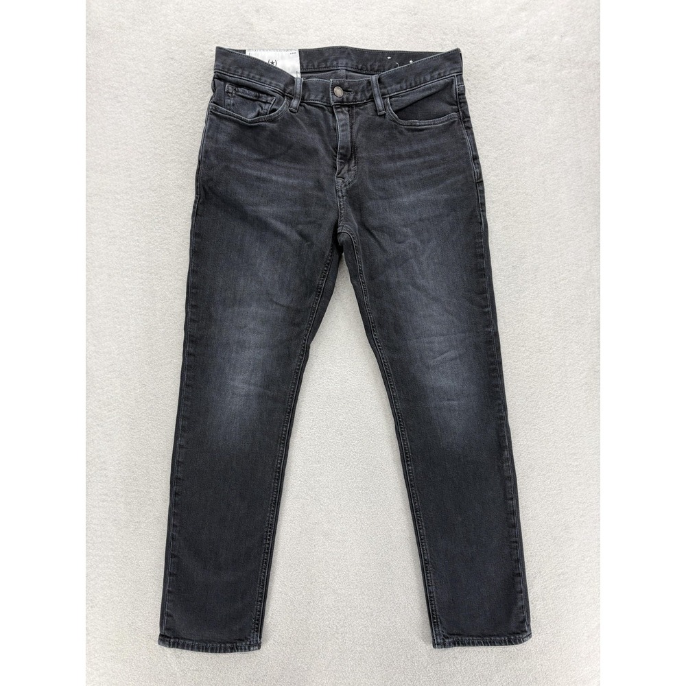 Banana Republic Legacy Jeans Mens 31x30 Gray Slim Tapered Stretch Denim Pants